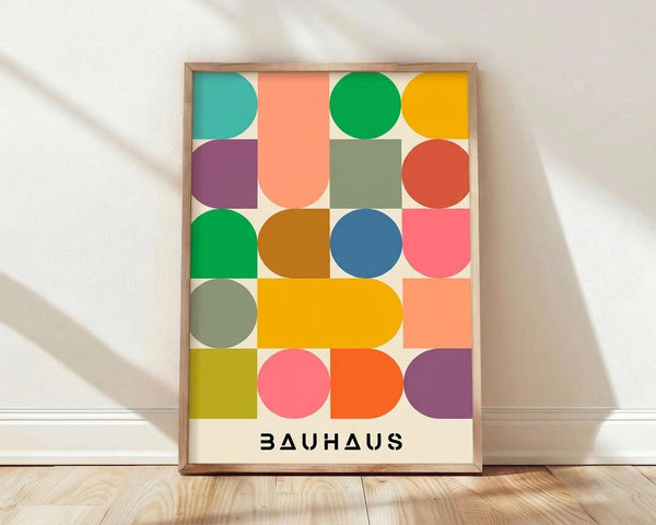 Bauhaus Geometric Print
