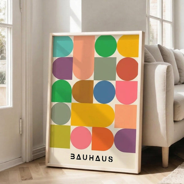 Bauhaus Geometric Print
