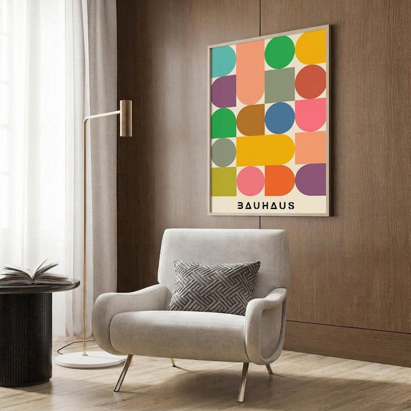 Bauhaus Geometric Print