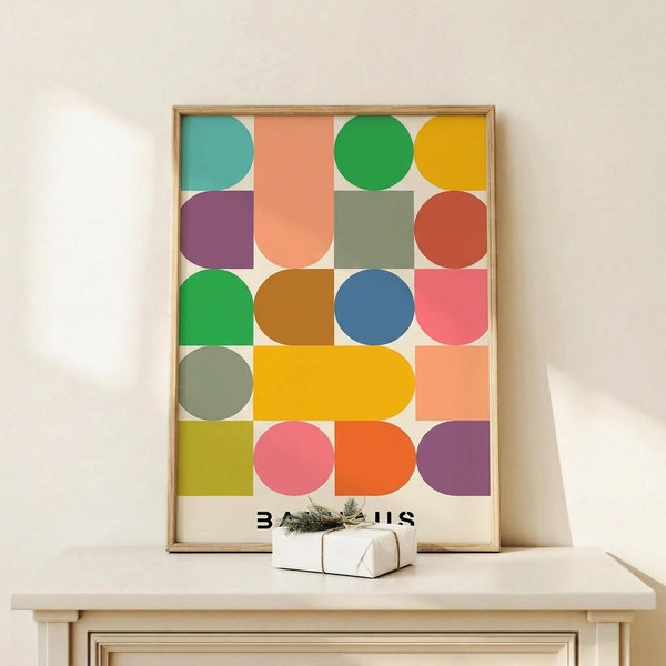 Bauhaus Geometric Print
