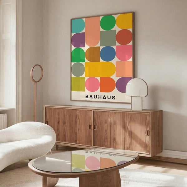Bauhaus Geometric Print