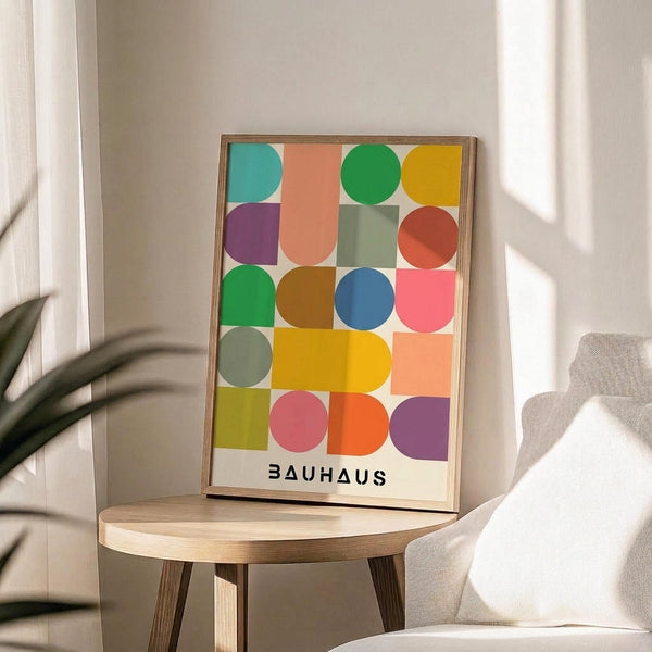 Bauhaus Geometric Print