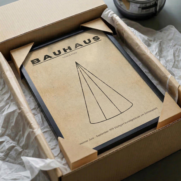 Bauhaus Cone Print