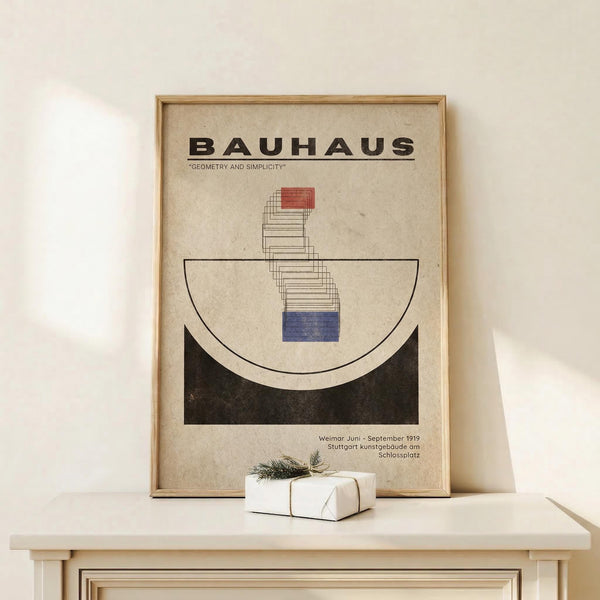 Bauhaus Geometry Print