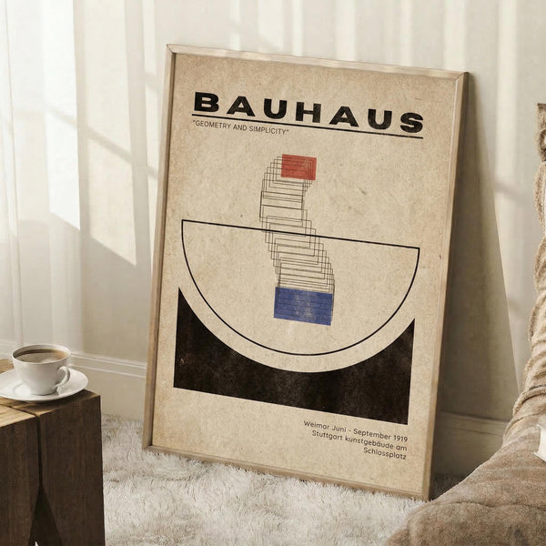 Bauhaus Geometry Print