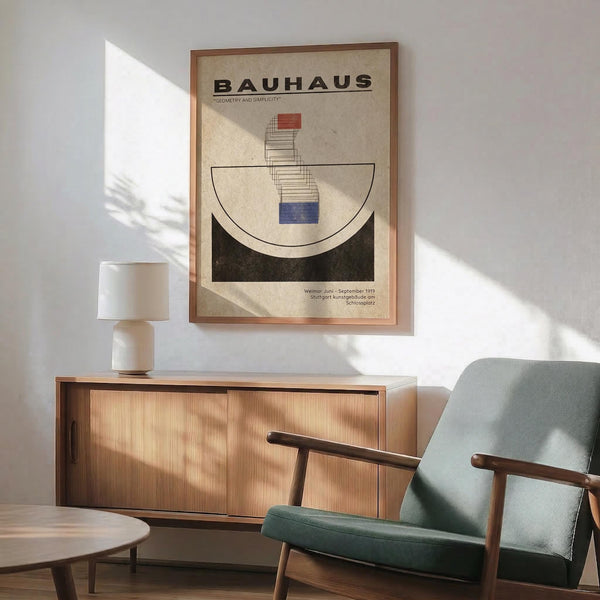 Bauhaus Geometry Print