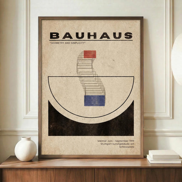 Bauhaus Geometry Print