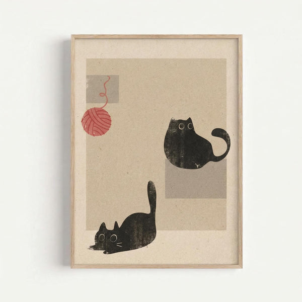 Minimalist Cat Print
