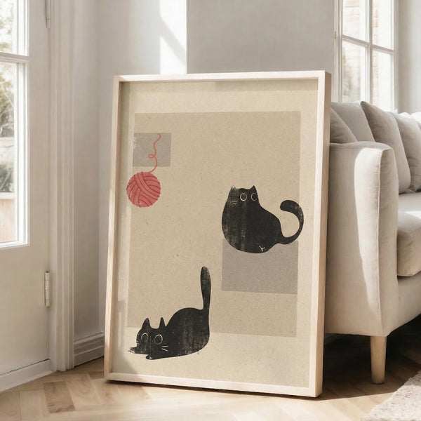Minimalist Cat Print