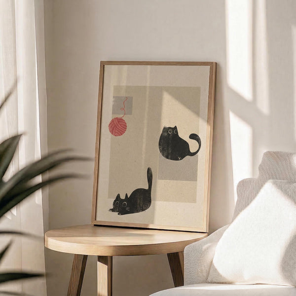 Minimalist Cat Print