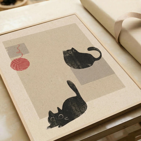 Minimalist Cat Print