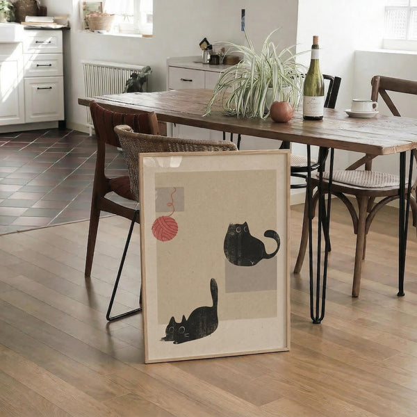 Minimalist Cat Print