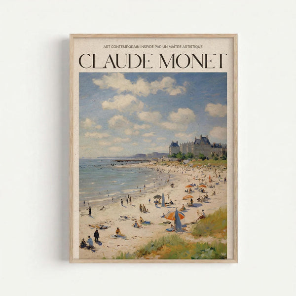 Monet Beach Scene