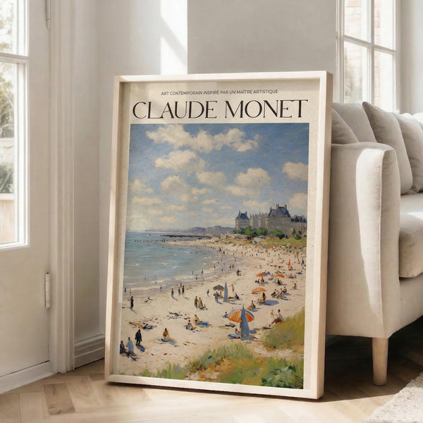 Monet Beach Scene