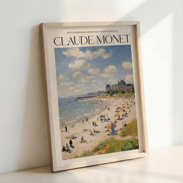 Monet Beach Scene