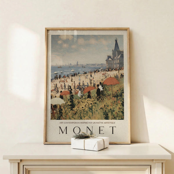Monet Beach Scene
