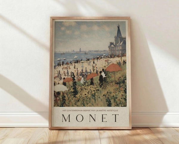 Monet Beach Scene