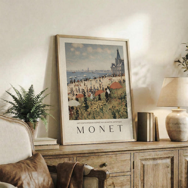 Monet Beach Scene