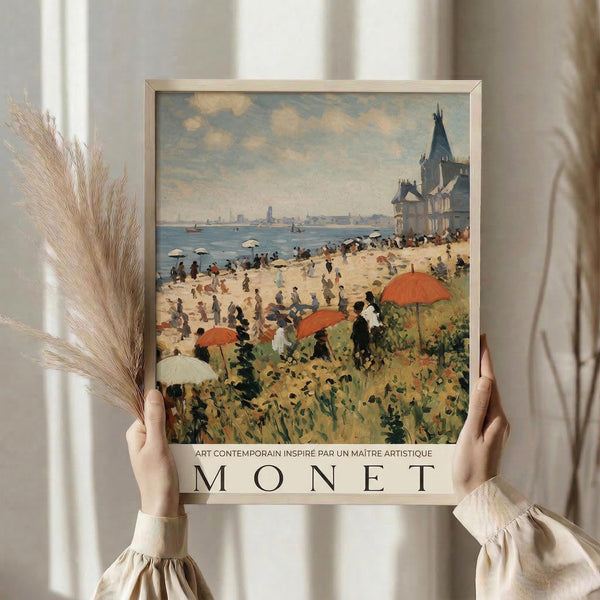 Monet Beach Scene