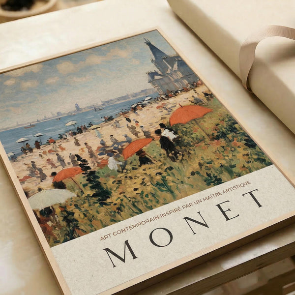 Monet Beach Scene