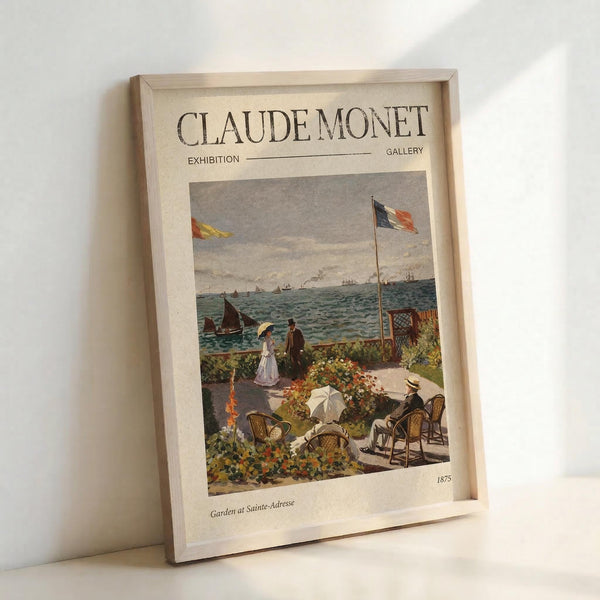 Monet Garden Poster