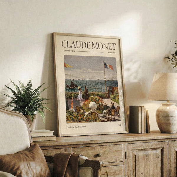 Monet Garden Poster
