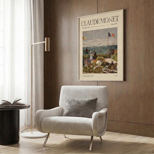 Monet Garden Poster
