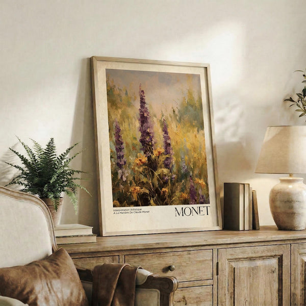 Monet Delphiniums