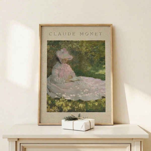 Monet Woman Reading