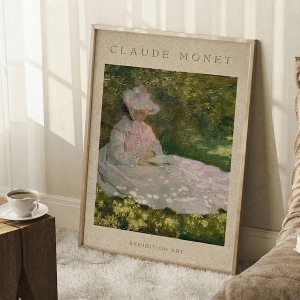 Monet Woman Reading