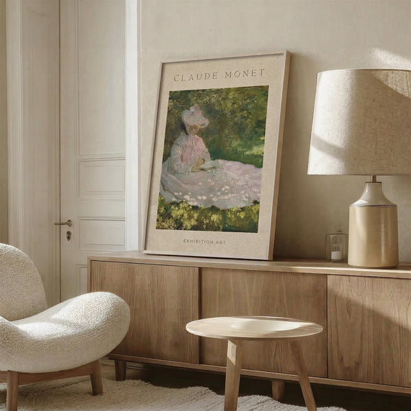 Monet Woman Reading