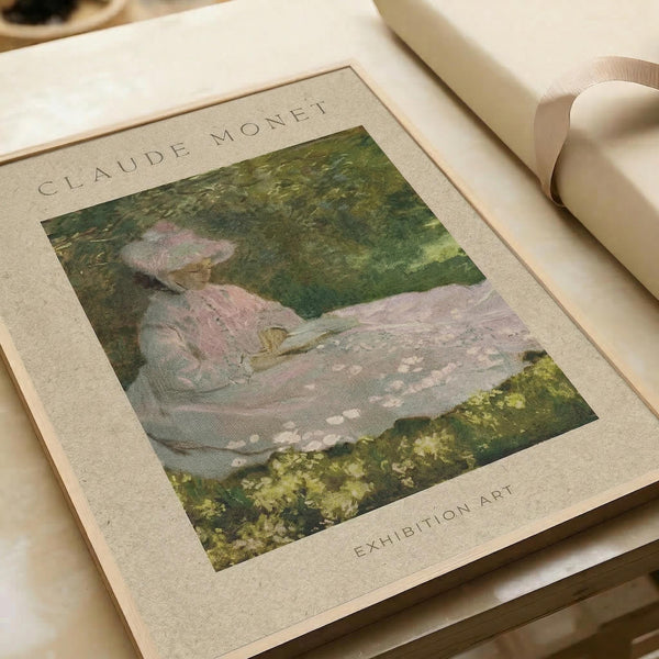 Monet Woman Reading
