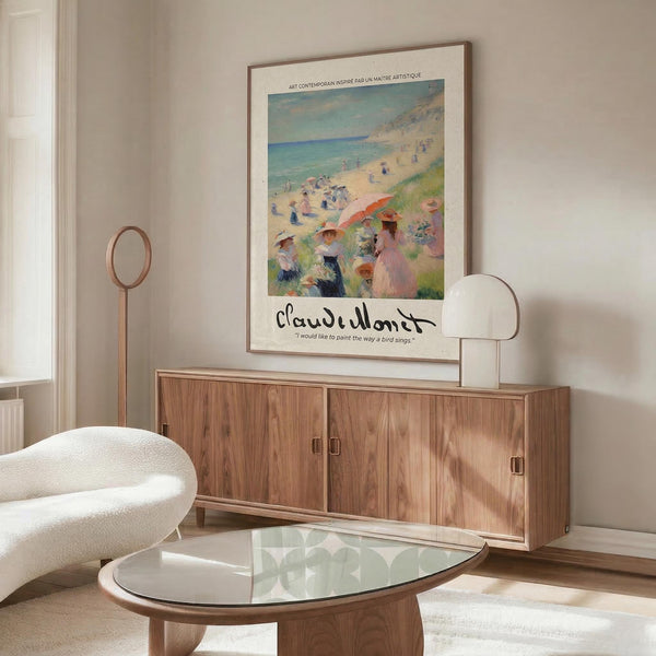 Monet Beach Scene
