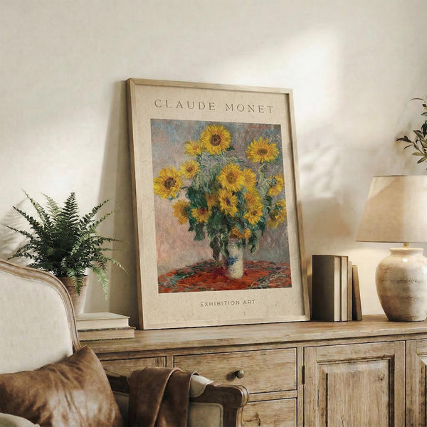 Claude Monet Sunflowers