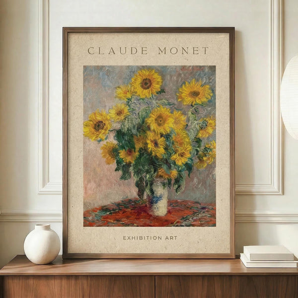 Claude Monet Sunflowers