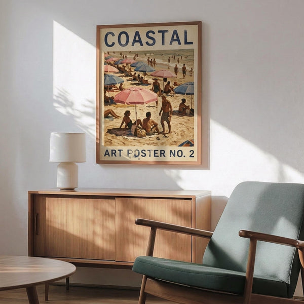 Coastal Beach Poster