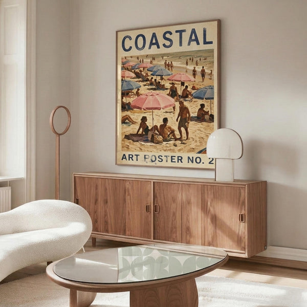 Coastal Beach Poster