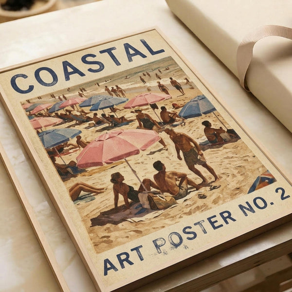 Coastal Beach Poster