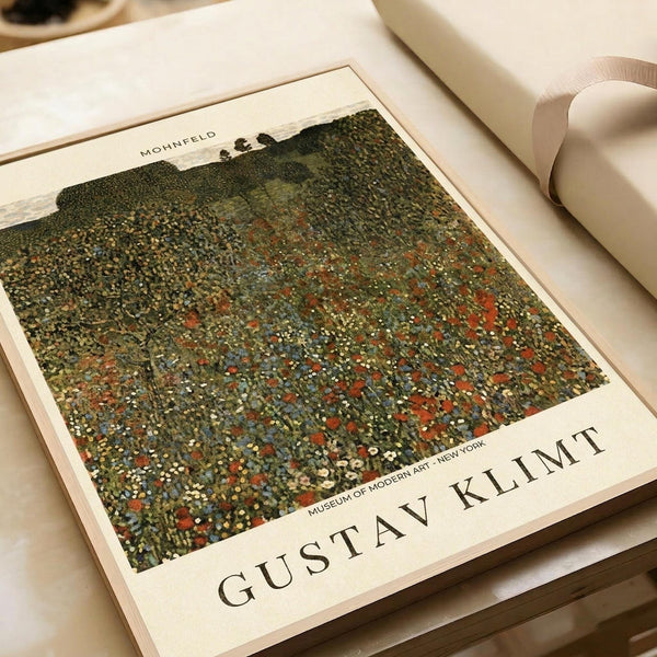 Klimt Poppy Field