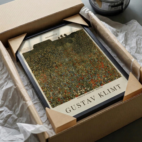 Klimt Poppy Field