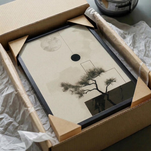 Zen Bonsai Tree Print