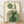 May include: Framed botanical abstract art print leaning against white wall on light wood floor. Features green geometric shapes including circles and arched lines, eucalyptus branches, and a spiky plant element on cream textured background. Natural wood frame with warm lighting and soft shadows.