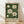 May include: Framed botanical poster with cream magnolia flowers and green leaves on dark forest green background, displayed in light wood frame against white textured wall on wooden floor with natural window light creating soft shadows