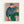 A Fauve-style portrait painting showing a seated figure in a wooden chair, wearing a blue-green cap and sweater with bright green pants. The person rests their chin on their hand in a contemplative pose against a pink background. The artwork features bold, expressive brushstrokes and vibrant colors characteristic of early 20th century modernist painting. A small checkerboard pattern appears near the bottom right. The piece is displayed in a light wooden frame against a white wall.
