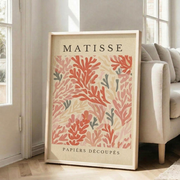 Matisse Coral Print