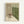 May include: Framed artwork showing a minimalist interior scene with a dark wooden table holding a pink flower in a vase, teacup, and open book. The room has beige walls with a small framed picture, large window overlooking rolling green hills dotted with small white flowers or sheep, and cream colored floors. The illustration uses muted earth tones and has a peaceful, contemplative mood in a light wood frame against a white wall.