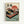 Vintage-style poster artwork featuring a red and black turntable with cherry blossom branches, set against a retro Japanese landscape with Mount Fuji silhouette and orange striped sun. Black Japanese characters at top, "ステレオ Hi-Fi" text at bottom. Cream background with muted green, orange and pink color palette in traditional Japanese art style, displayed in light wood frame.