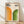 May include: Framed poster with cream background featuring geometric design of curved parallel lines in orange gradient and green gradient forming arch shapes. Black text reads "BAUHAUS" and "1923" at top. Natural wood frame sits on light wooden floor against white wall with soft natural lighting creating diagonal shadows.