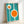Framed poster with turquoise background featuring two white circular shapes with orange centers resembling stylized flowers or abstract forms. The design includes "bauhaus" text vertically along the right edge and "Ausstellung Juli Sept 1923" along the left side. The artwork has a mid-century modern aesthetic with clean geometric lines. Natural wood frame sits against white wall casting subtle shadow.