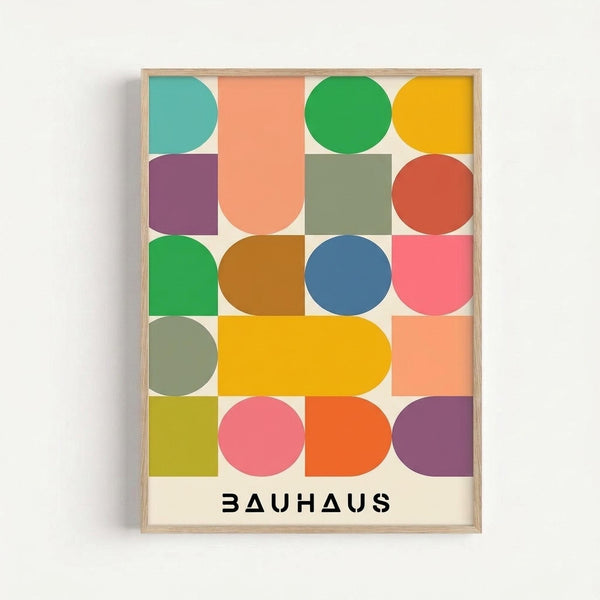 Bauhaus Geometric Print
